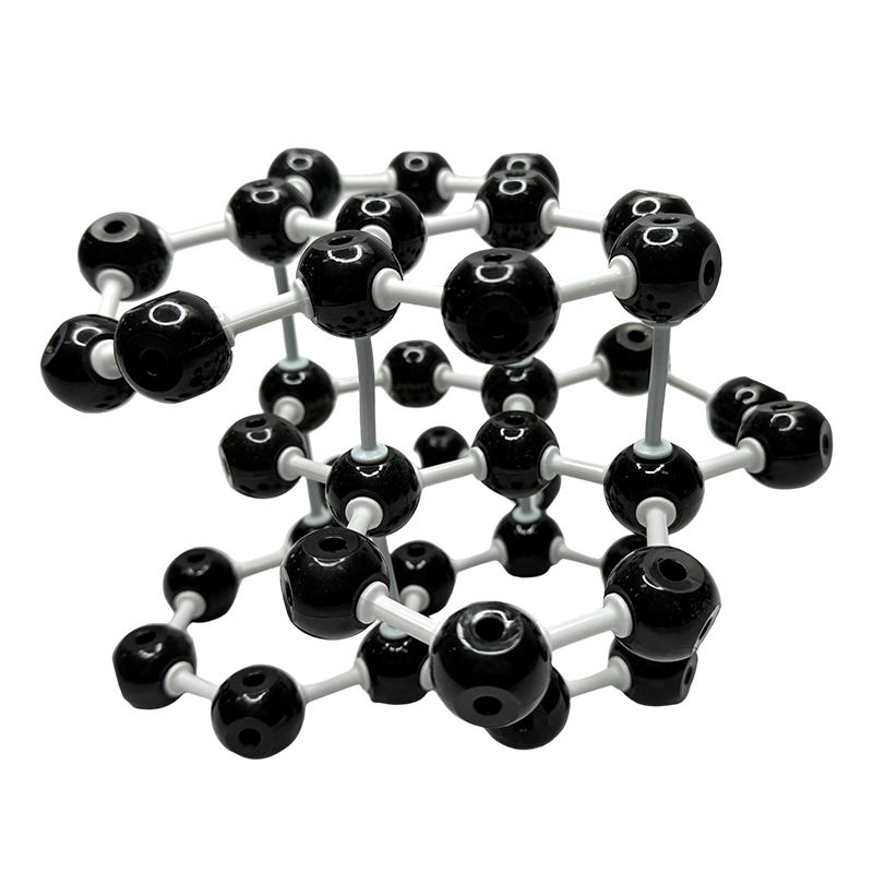 Grafietkristalstructuur moleculaire modellen voor de chemie