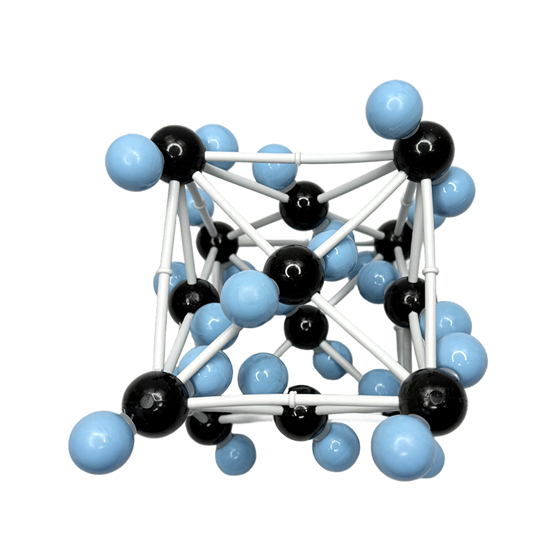 Chemie moleculair model student studie kooldioxide kristalstructuurmodel