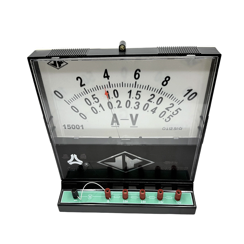 Lesinstrumenten fysieke elektrische circuit experimentapparatuur demonstreren analoge elektrische ampèremeter voltmeter
