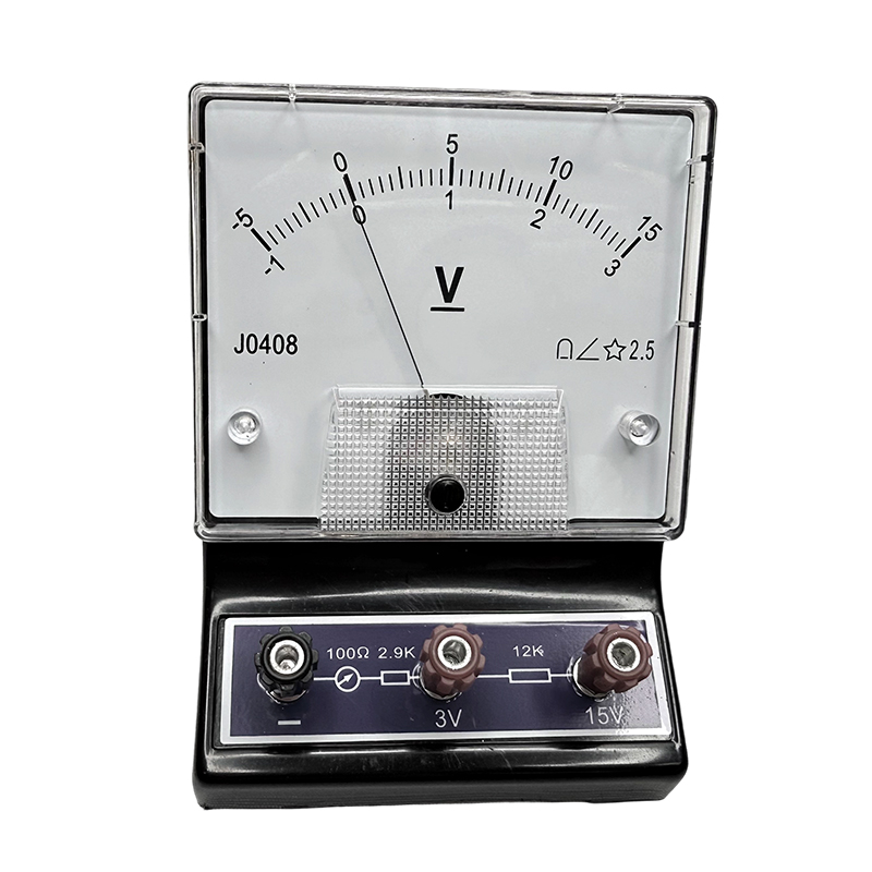 Lesinstrumenten fysieke elektrische circuit experimentapparatuur dc voltmeter
