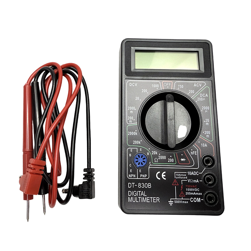 Lesinstrumenten fysieke elektrische circuit experimenteerapparatuur Digitale multimeter in de hand (digitale display universele meter) elektrische instrumentatie