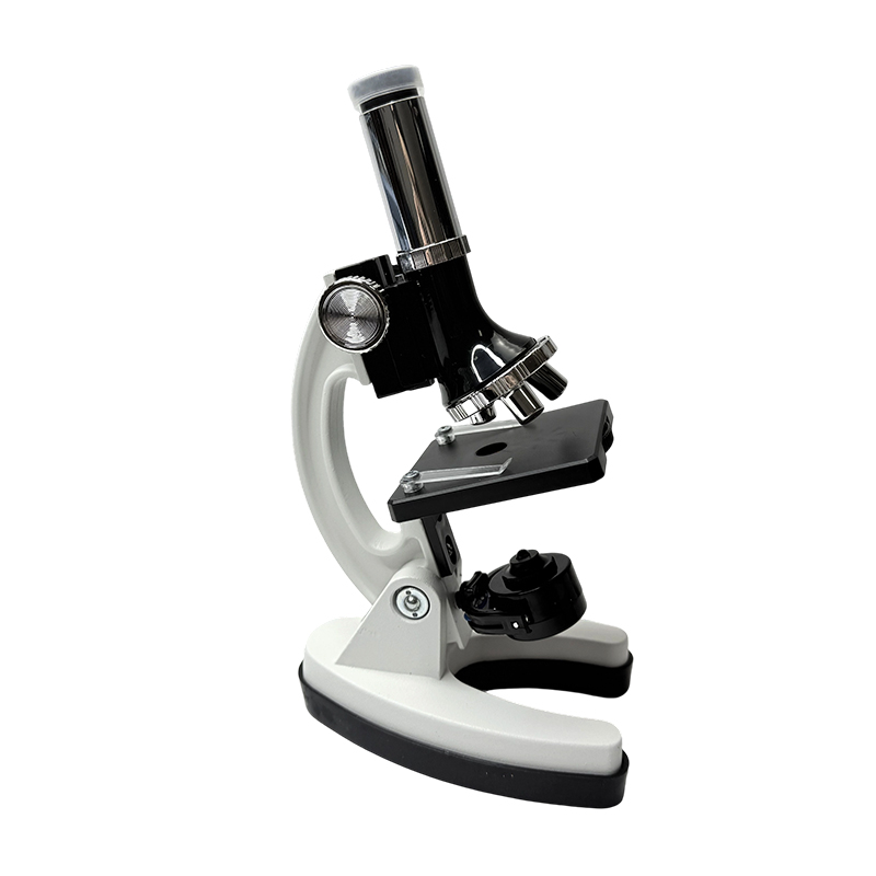 Biologische microscoop, gebruikt voor het bestuderen van elektronenmicroscopen in schoollaboratoria  