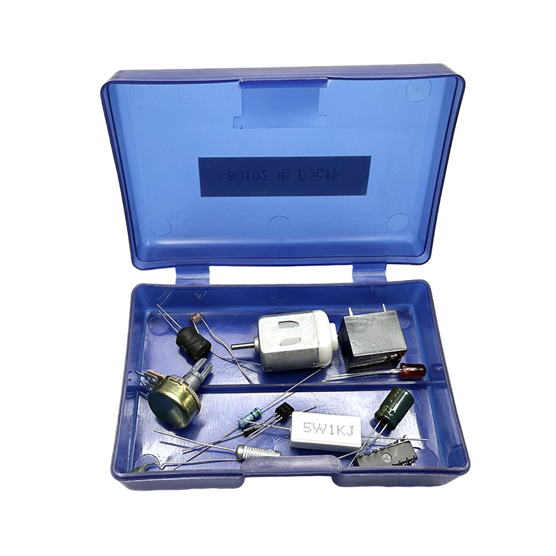Elektronische componenten voor studenten laboratoriumcircuit experiment wetenschap natuurkunde experiment kit