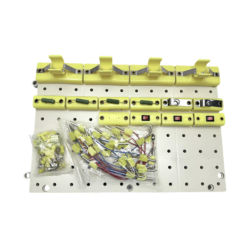 School natuurkunde laboratorium instrument wetenschappelijk experiment en lespakket Junior middelbare school student circuit experimentbord