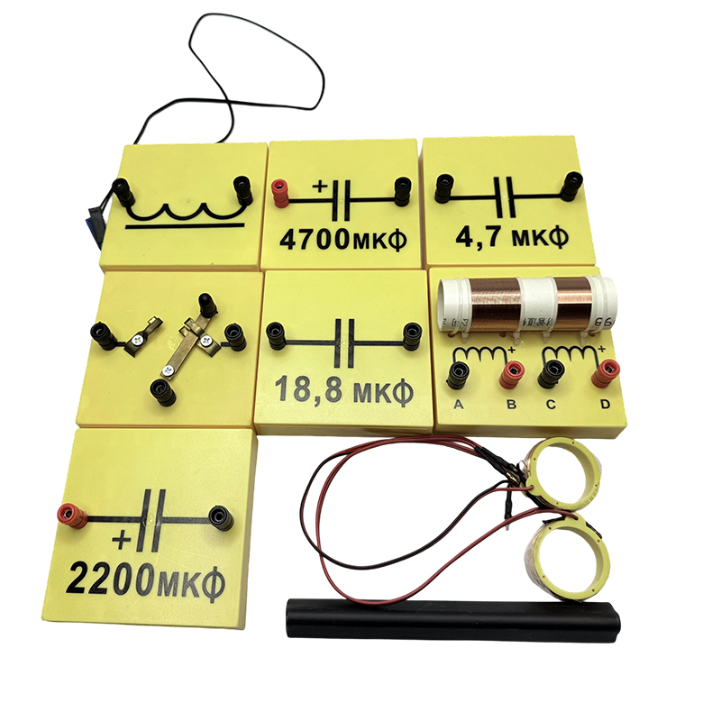 Demonstreer elektrische set 3 elektrische lesapparatuur