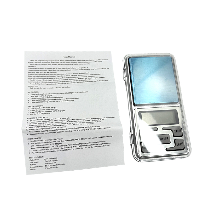 200 g / 0,1 g digitale miniweegschaal / hoge precisieweegschaal / natuurkundig laboratorium