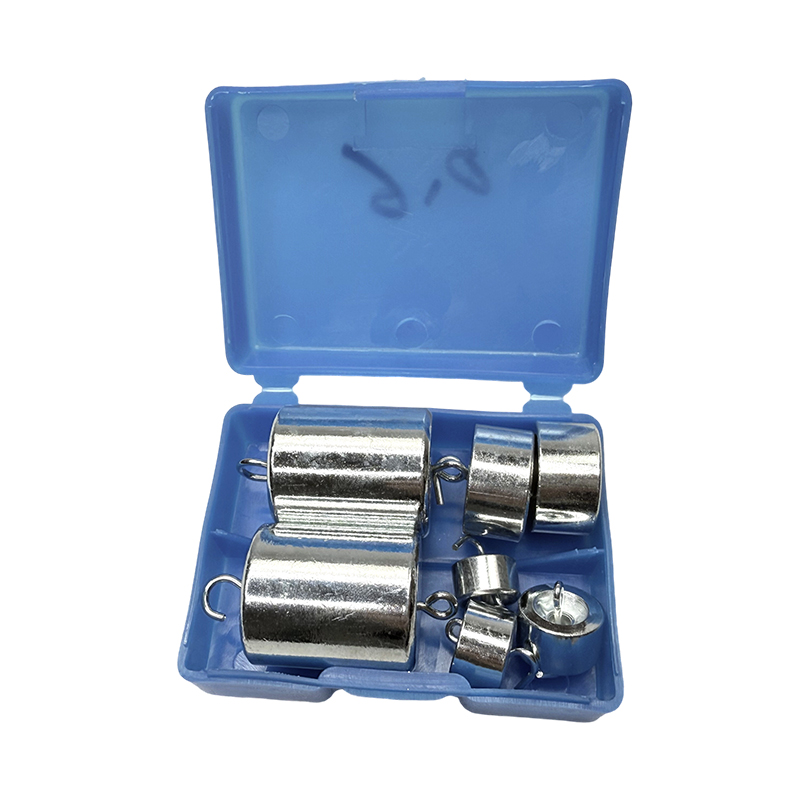 Educatieve verslaafde gewichtenset (200 g * 2, 50 g * 2, 20 g * 2, 10 g * 1) / school natuurkunde laboratorium instrument wetenschappelijk experiment en lespakket