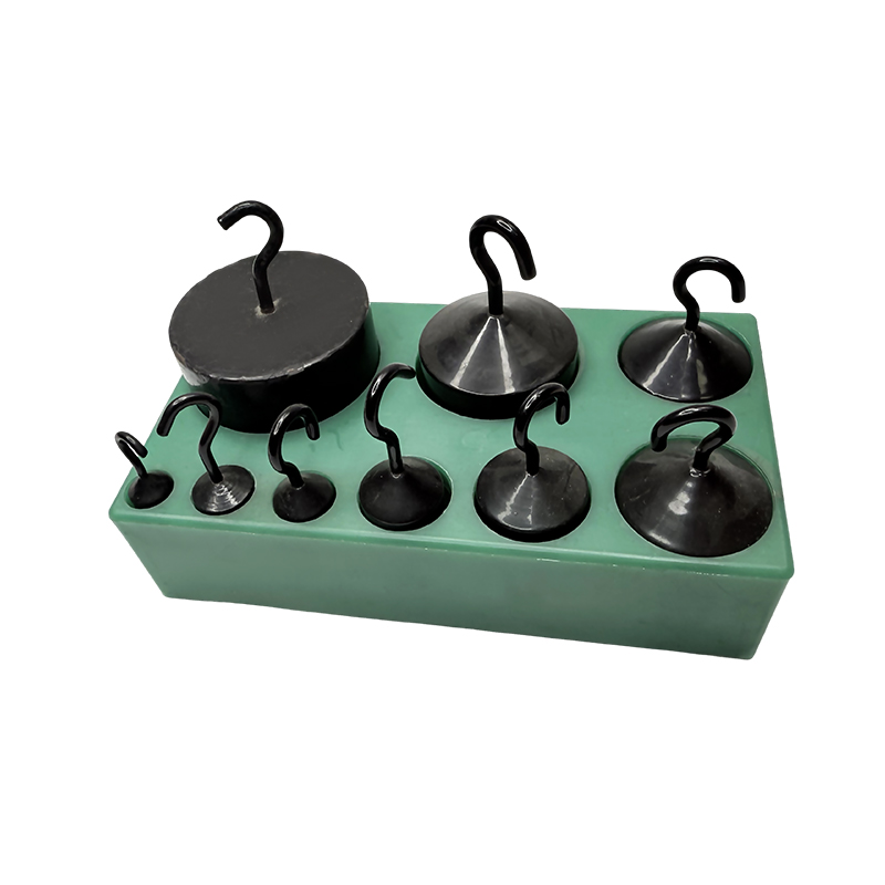 Educatieve set met haakgewichten (2 kg)/schoolnatuurkundig laboratoriuminstrument, wetenschappelijk experiment en lespakket
