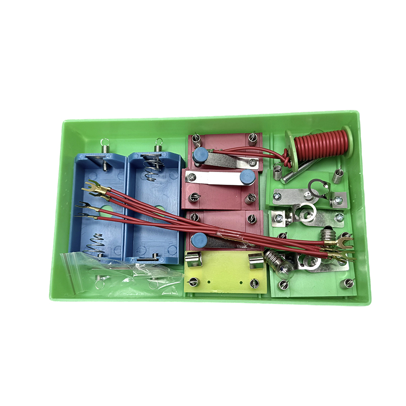 Fysieke experimentapparatuur circuitleerkit nieuwe fysieke assemblage wetenschapsapparatuur experimentdoos met gesloten circuit