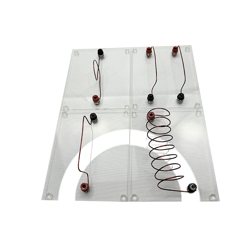 Spoelenset van huidige magnetische velddemonstrator