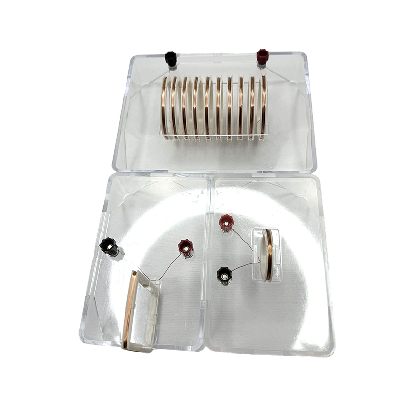 Fysisch stroom magnetisch veld demonstreert instrument spot gegalvaniseerd solenoïde experimenteel apparaat