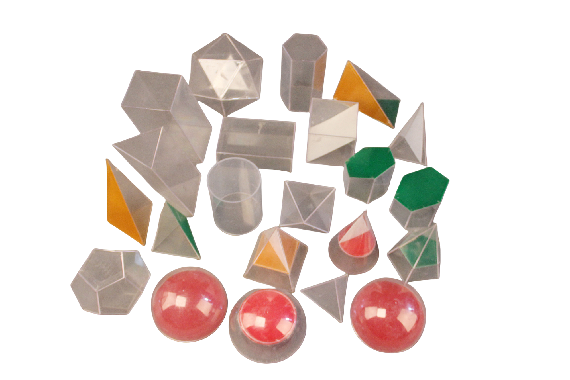 Educatieve kunststof geometrische set