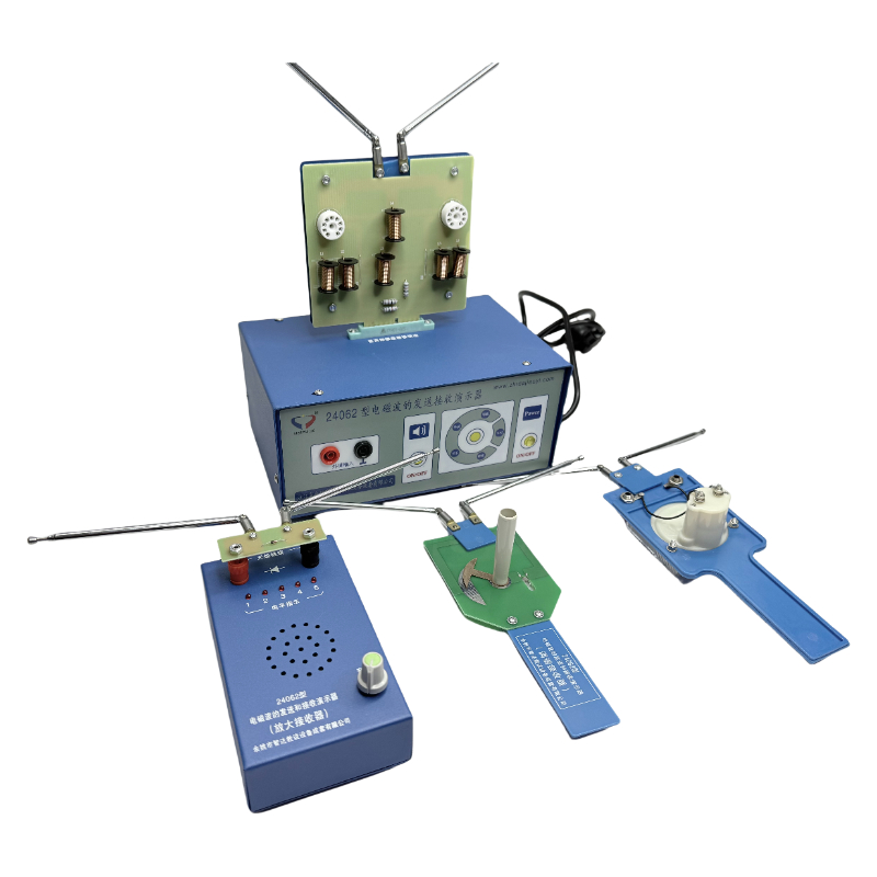 Demonstrator voor elektromagnetische golfzender en -ontvanger