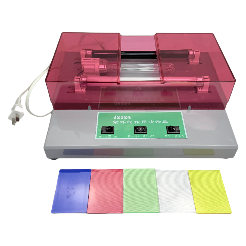 Ultraviolet effectdemonstrator voor optica