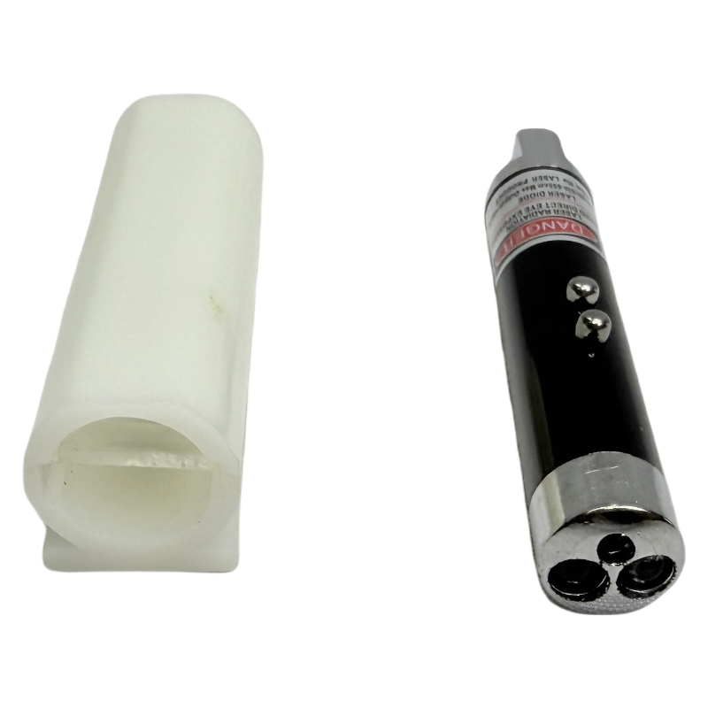 Roestvrijstalen laserpointer / natuurkunde / lesinstrument