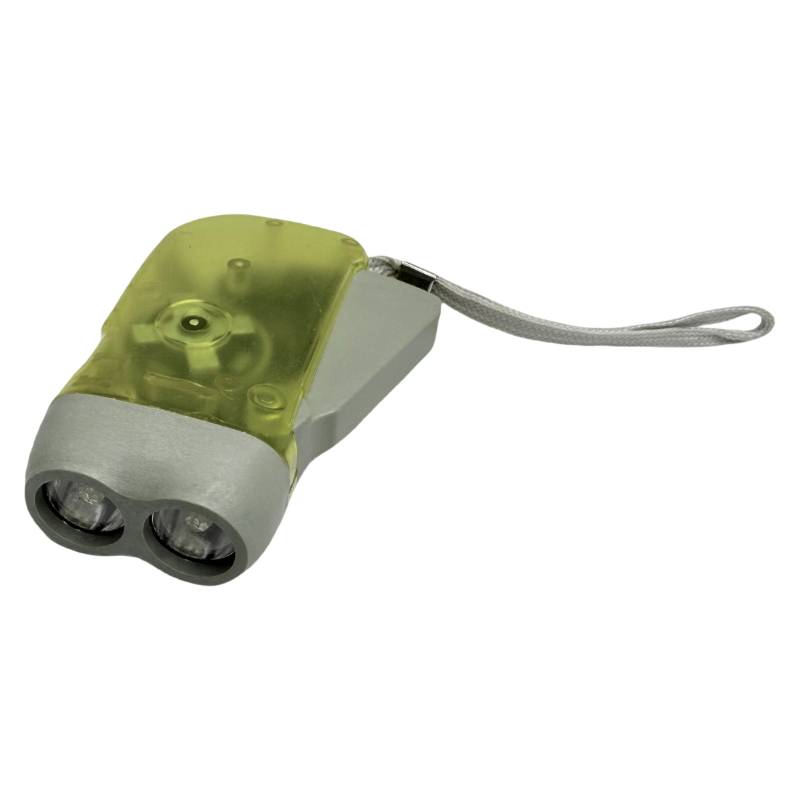 Handpers plastic zaklamp LED-zaklamp