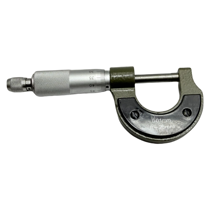 0-25 mm spiraalmicrometer die micrometer met hoge precisie buitendiameter leert